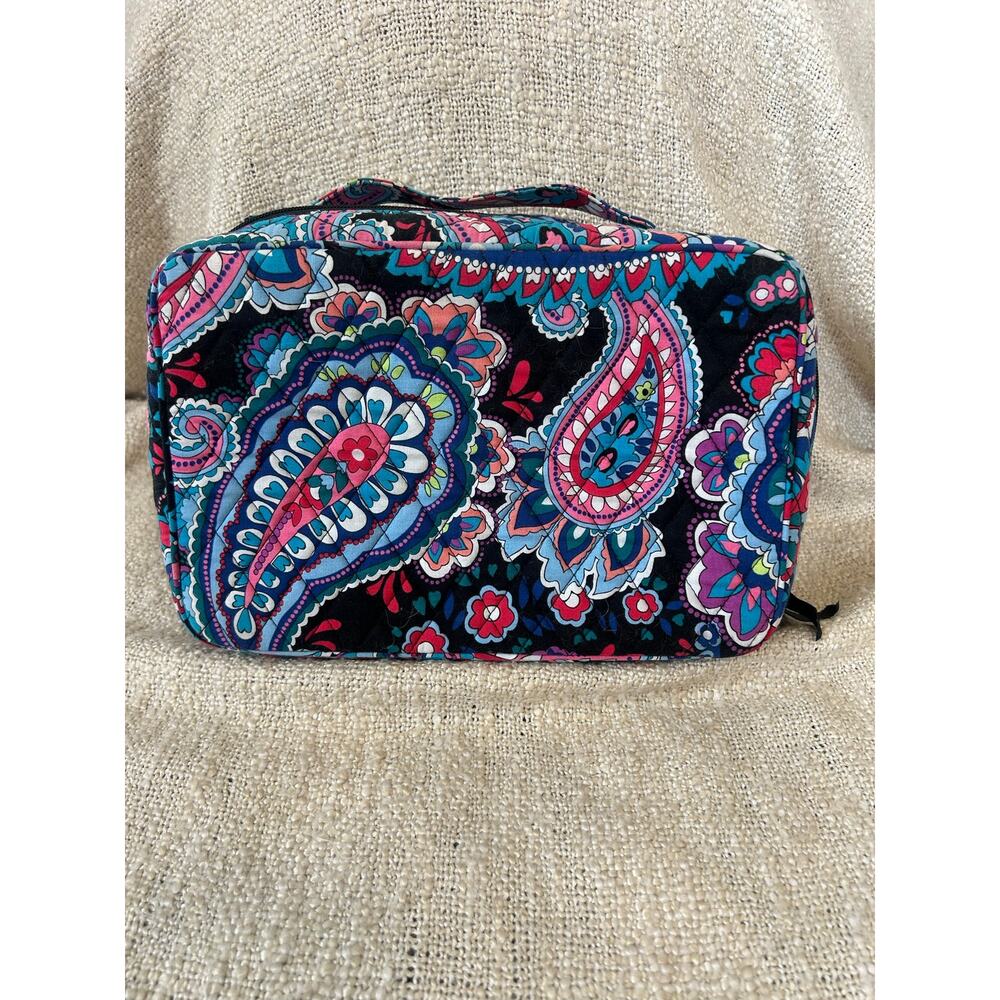 Vera Bradley Haymarket Paisley Cosmetic Travel Bag - Picture 5 of 8